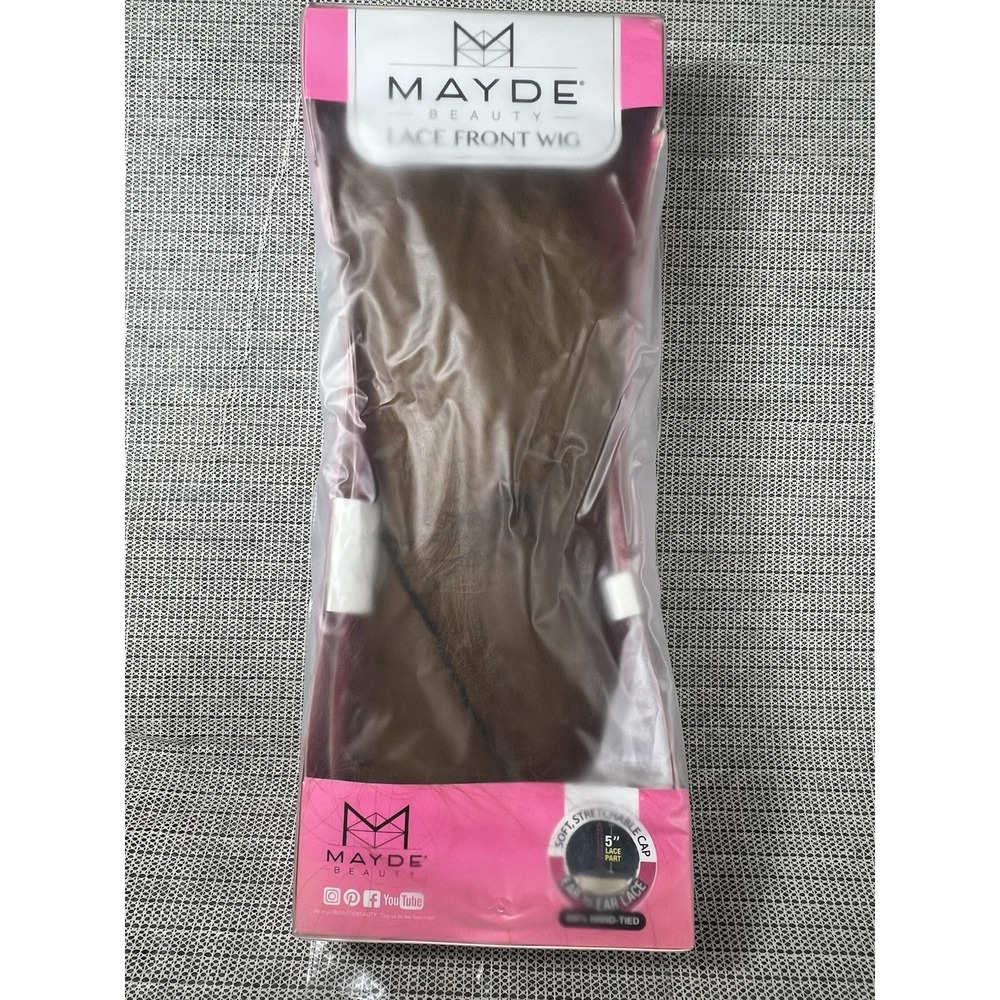 Mayde Beauty Lace Front Wig Style BRI color 27 100% Hand-tied